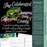 The Jumping Frog of Calaveras County: worksheets & self-gr