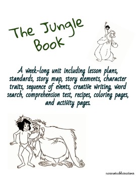 rumble in the jungle book coloring pages