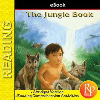Preview of The Jungle Book:  Novel, Literature Guide & Reading Comprehension Activities