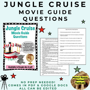 Preview of Jungle Cruise Movie Guide Questions