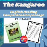 The Kangaroo - English Reading Comprehension Activity Printable