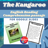 The Kangaroo - English Reading Comprehension Activity for 