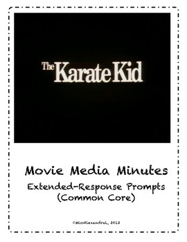 Preview of The Karate Kid ~ Movie Questions & Extended Response Prompts