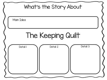 The Keeping Quilt by Patricia Polacco ~ 44 pgs. of Common Core Activities