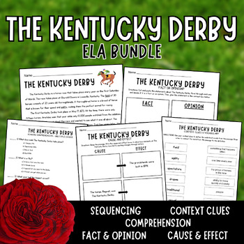 Preview of The Kentucky Derby Reading Lessons & Activities - ELA Bundle