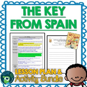 Preview of The Key From Spain by Debbie Levy Lesson Plan & Activities