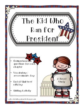 Preview of The Kid Who Ran for President  (a Novel Study)