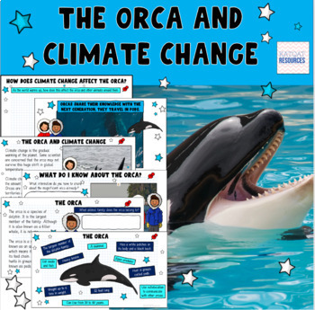 Preview of The Killer Whale And Climate Change - Distance Learning