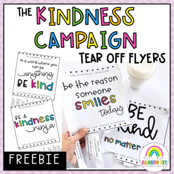 Preview of The Kindness Campaign FREEBIE | SEL Activity