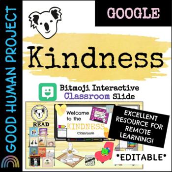 Preview of The Kindness Classroom | Bitmoji Interactive Google Slide | Kind Koala