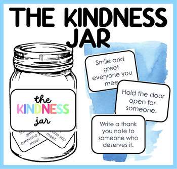 Preview of The Kindness Jar | 70 Acts of Kindness Activities | Social Emotional Learning