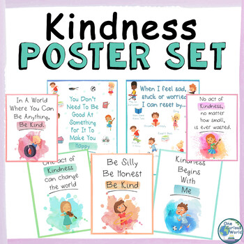 Kindness Poster Set for Social Emotional Learning by Root and Sprout ...