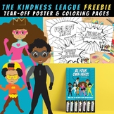 The Kindness League FREEBIE | Tear-Off Poster & Coloring Pages