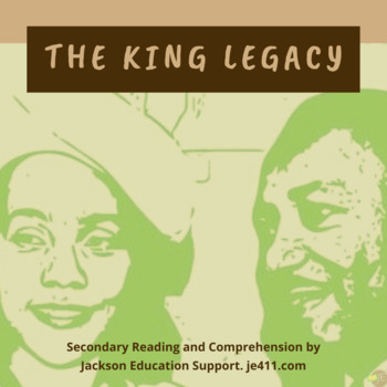 Preview of The King Legacy - Reading and Comprehension