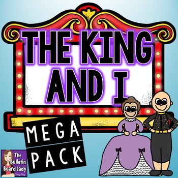 Preview of The King and I MEGA Pack of Worksheets