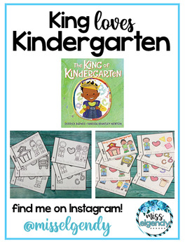 Preview of The King of Kindergarten Mini Book