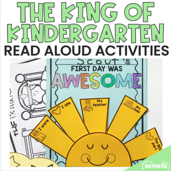 Preview of The King of Kindergarten Read Aloud Activities (Back to School Activities)