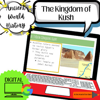 Preview of The Kingdom of Kush DIGITAL Reading & Guided Notes Activities