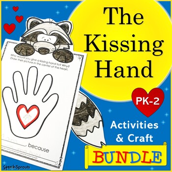 The Kissing Hand Back to School Speech Therapy Book Companion and Reader