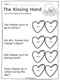 The Kissing Hand Comprehension Questions