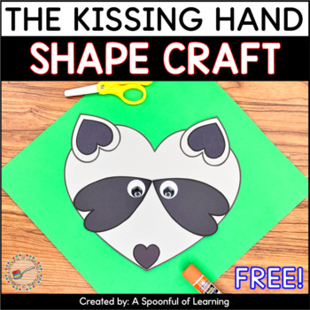 Preview of The Kissing Hand Craft | First Day of School Activities | Back to School Craft