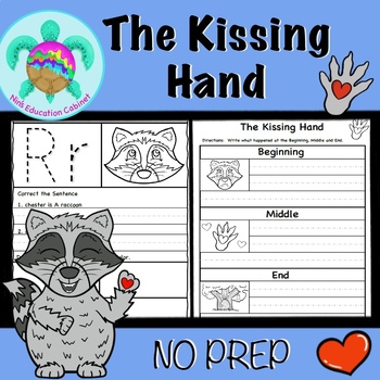 Preview of The Kissing Hand No Prep Packet