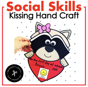 Preview of The Kissing Hand Raccoon Craft