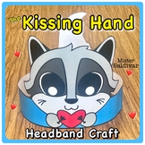 The Kissing Hand - Raccoon w/ Tail Headband - Crown - Hat Craft