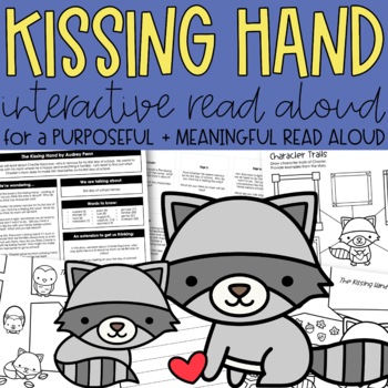 Preview of The Kissing Hand Read Aloud Activities | Back to School Activities