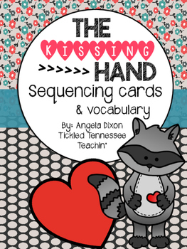 Preview of The Kissing Hand Sequencing Cards Activity