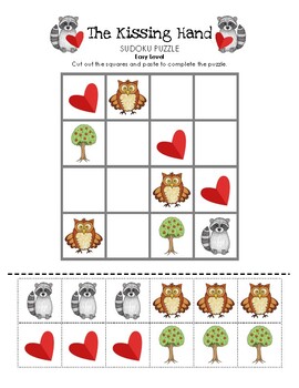 The Kissing Hand Sudoku Puzzle (Easy, Medium, & Hard Levels)