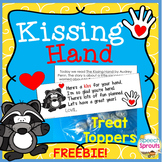 The Kissing Hand Back to School Treat Tags