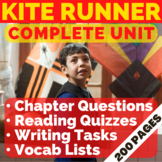 THE KITE RUNNER Unit Plan: Complete EDITABLE Lessons on Kh