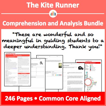 Preview of The Kite Runner – Comprehension and Analysis Bundle