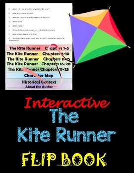 Preview of The Kite Runner Interactive Flipbook