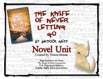 Preview of The Knife of Never Letting Go Novel Unit Bundle Common Core Aligned