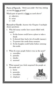 The Knight at Dawn : Magic Tree House #2 Novel Study / Comprehension
