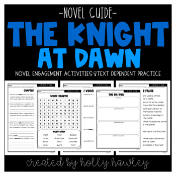 The Knight at Dawn-Magic Tree House Novel Guide by Holly Hawley | TpT