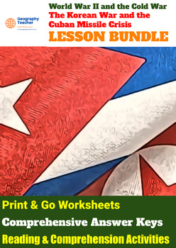 13 Days Cold War Cuban Missile Crisis 1960's Writing Activity BUNDLE US  History