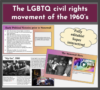 Preview of The LGBTQ civil rights movement of the 1960’s
