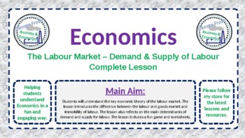 Preview of The Labour Market – Demand & Supply of Labour Complete Lesson