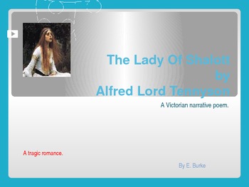 Preview of The Lady Of Shalott