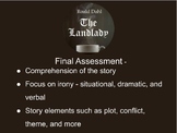 The Landlady - Assessment on Google Forms