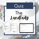 The Landlady by Roald Dahl Quiz