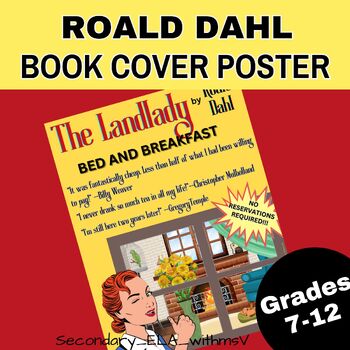 Preview of The Landlady Roald Dahl Book Cover Poster