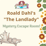 The Landlady by Roald Dahl Mystery ESCAPE BREAKOUT PUZZLE Room!
