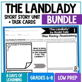 The Landlady by Roald Dahl Short Story Unit -  Narrative W