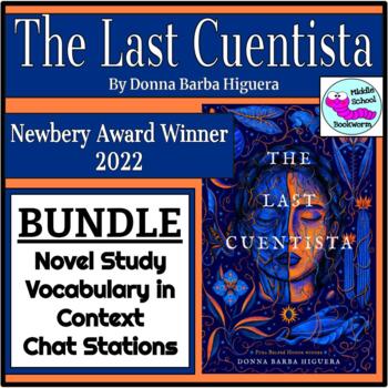 Preview of The Last Cuentista Novel Study Vocabulary in Context and Discussion Questions