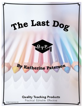 The Last Dog by Katherine Paterson Lesson Plan, Worksheet, Key, Activities