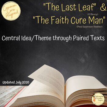 Preview of The Last Leaf & The Faith Cure Man Central Idea Development